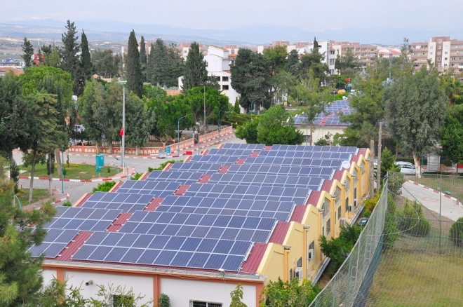 Güneş Enerjisi Santrali Projesinde Sona Doğru Geliniyor.