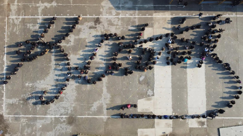 260 ÖĞRENCİ İLE ATATÜRK VE TARSUS'UN KURTULUŞU KOREOGRAFİSİ