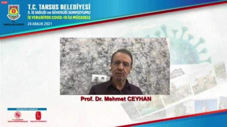 TARSUS BELEDİYESİ’NİN “3. İŞ SAĞLIĞI VE GÜVENLİĞİ SEMPOZYUMU” ÇEVRİMİÇİ OLARAK YAPILDI